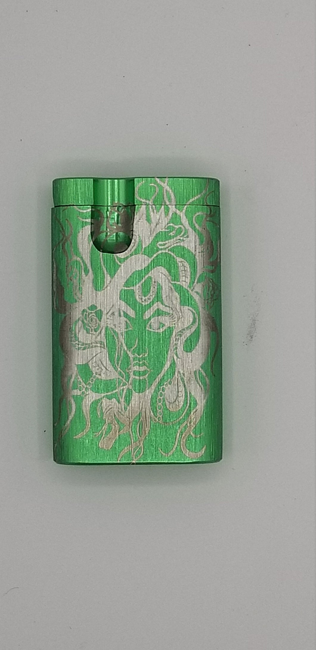 Medusa green aluminum dugout one hitter - Altered Goods