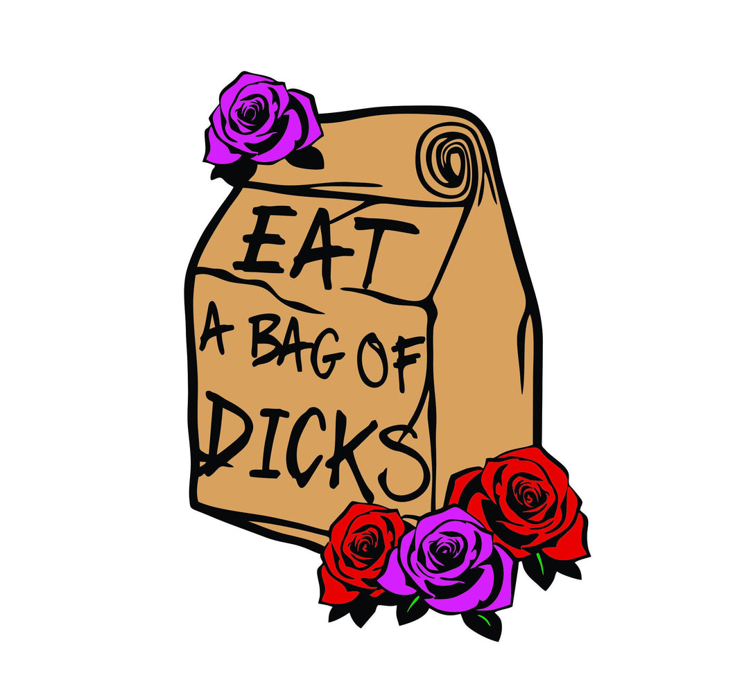 eat a bag of dicks svg dxf pdf corel draw files