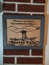 Load image into Gallery viewer, Beaver falls wooden frame sign
