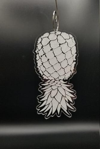 Swinger pineapple acrylic engraved ornament