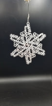 Load image into Gallery viewer, Fuck 2020 fuckflake snowflake clear acrylic ornament
