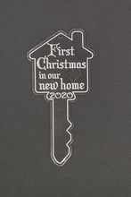 Load image into Gallery viewer, First christmas in our new home personalized acrylic ornament
