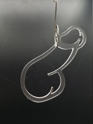 Penis silhouette ornament