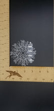 Load image into Gallery viewer, Fancy bitch flake snowflake clear acrylic ornament
