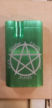 Load image into Gallery viewer, Pentagram 5 elements green aluminum dugout one hitter
