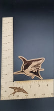 Load image into Gallery viewer, Shark cherry hardwood ornament
