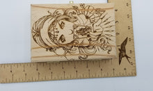 Load image into Gallery viewer, Wood tarot girl box
