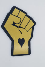 Load image into Gallery viewer, Black lives matter heart fist sign
