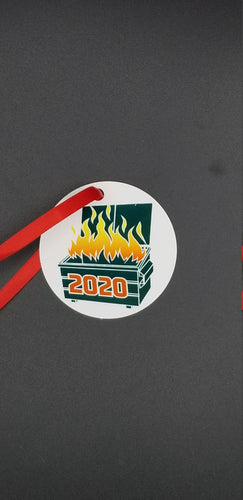 Dumpster fire 2020 ornament