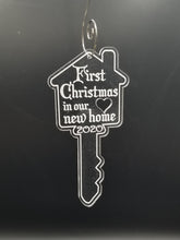 Load image into Gallery viewer, First christmas in our new home personalized acrylic ornament
