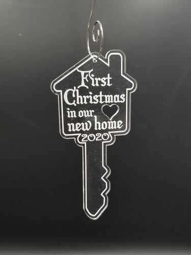 First christmas in our new home wholesale 30 piece acrylic ornament