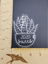 Load image into Gallery viewer, 2020 succs succulent clear acrylic ornament
