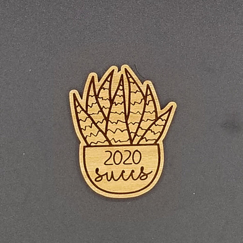 2020 succs succulent cherry hardwood magnet