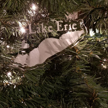 Load image into Gallery viewer, Lake Erie laser engraved acrylic christmas ornament
