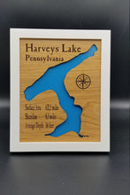 Load image into Gallery viewer, Harveys lake cut out wooden frame sign
