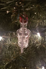 Load image into Gallery viewer, Mini liquor bottle holder acrylic snowflake ornament
