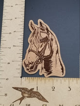 Load image into Gallery viewer, Horse cherry wood ornament
