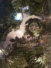 Load image into Gallery viewer, Geist reservoir laser engraved clear acrylic christmas ornament
