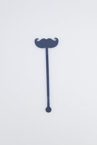 Mustache drink stirrer