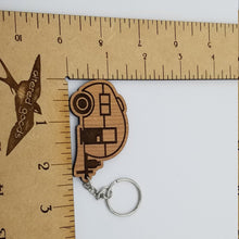 Load image into Gallery viewer, Camper wood keychain
