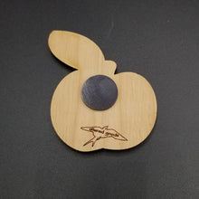 Load image into Gallery viewer, Apple # 1 teacher personalized wood magnet
