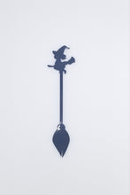 Load image into Gallery viewer, Witch and broom halloween wand drink stirrer
