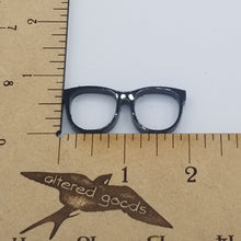 Load image into Gallery viewer, Glasses cut out black acrylic
