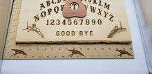 Load image into Gallery viewer, Tree slice spirit board with cedar planchette
