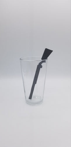 Shotgun drink stirrer