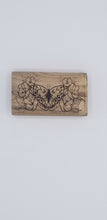 Load image into Gallery viewer, Butterfly and flower walnut dugout one hitter
