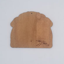 Load image into Gallery viewer, I&#39;d rather be kayaking laser engraved cherry wood christmas ornament
