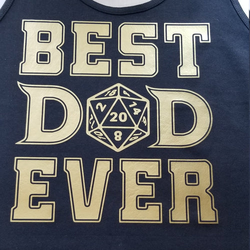 Best dad ever dice RPG shirt