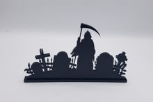 Load image into Gallery viewer, Grim reaper Graveyard halloween standing sign
