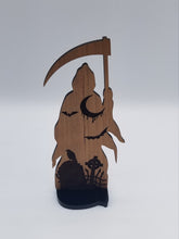 Load image into Gallery viewer, Grim reaper halloween standing sign
