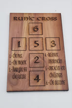 Load image into Gallery viewer, Rune meaning sign cedar laser engraved
