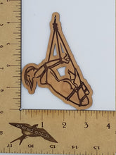 Load image into Gallery viewer, Shibari rope play laser engraved wood ornament c
