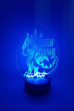 Load image into Gallery viewer, Baby dragon custom name led night light
