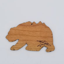 Load image into Gallery viewer, Mountain bear hardwood ornament
