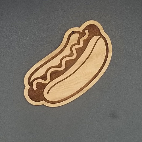 Hot dog ornament