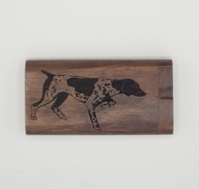 Load image into Gallery viewer, German short hair pointer walnut dugout one hitter
