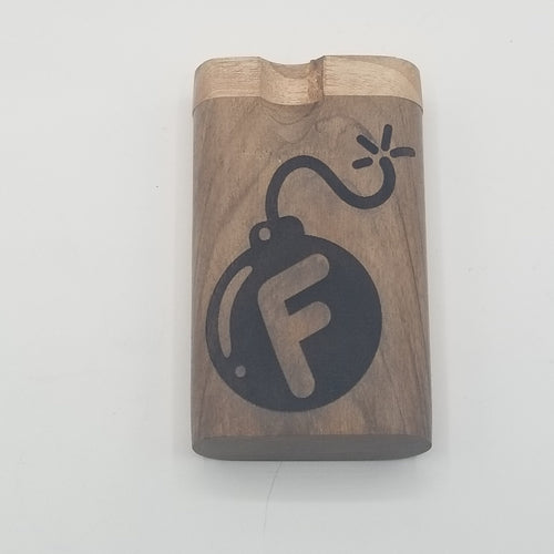 F bomb wood dugout one hitter