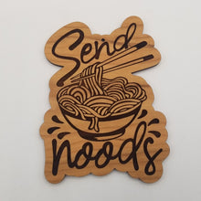 Load image into Gallery viewer, Send noods hardwood ornament.
