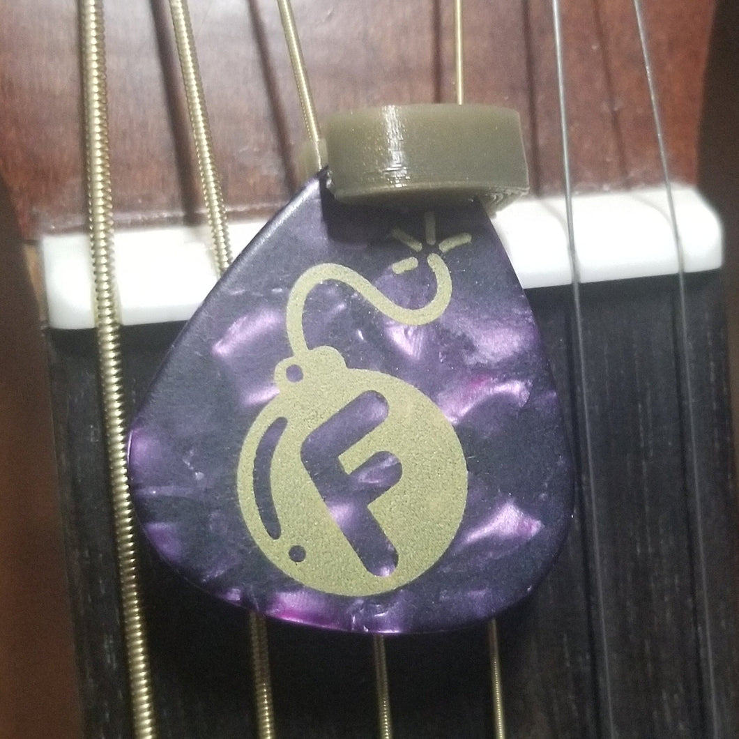 F bomb medium guitar pick