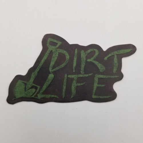 Dirt life sticker