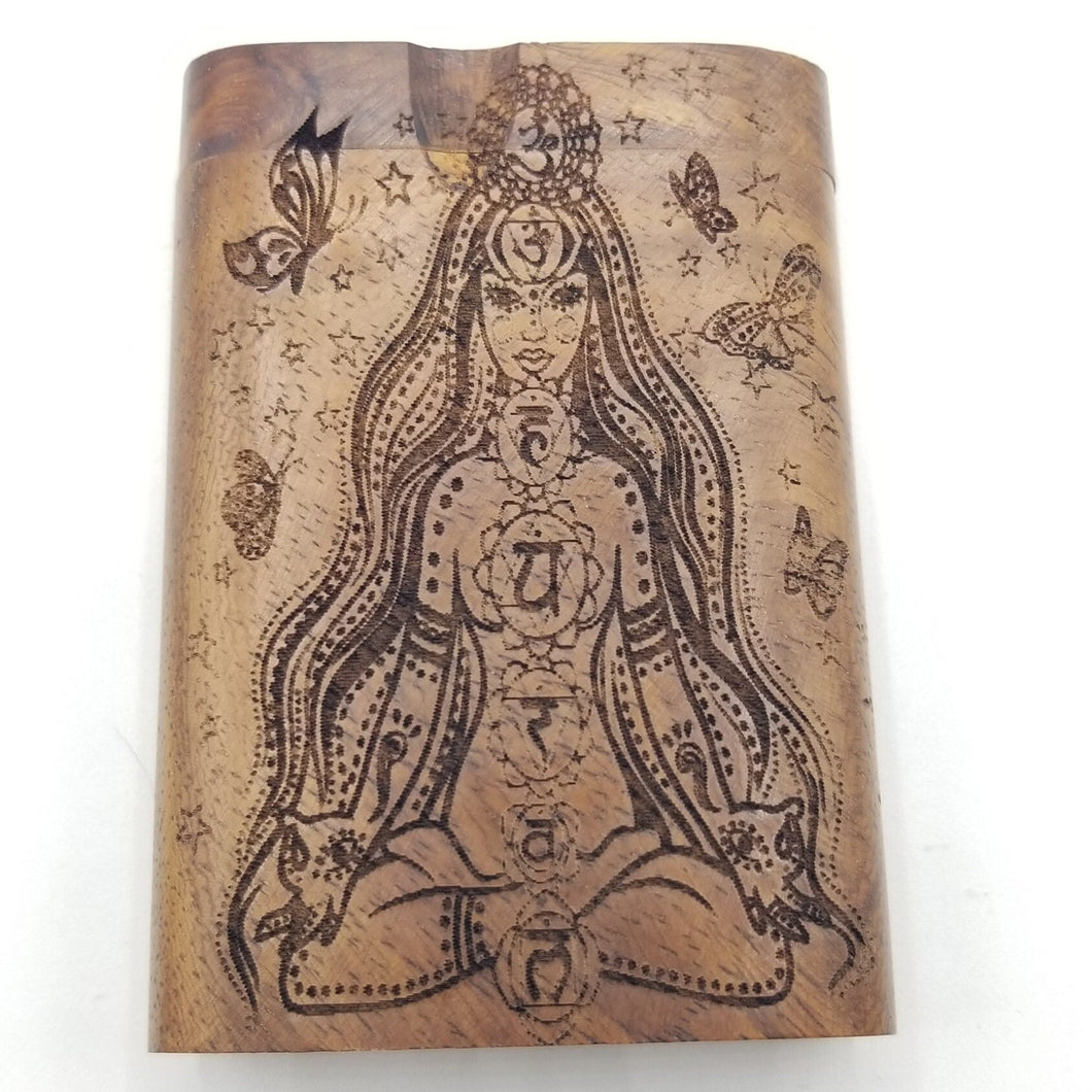 Chakra yogini woman walnut dugout one hitter