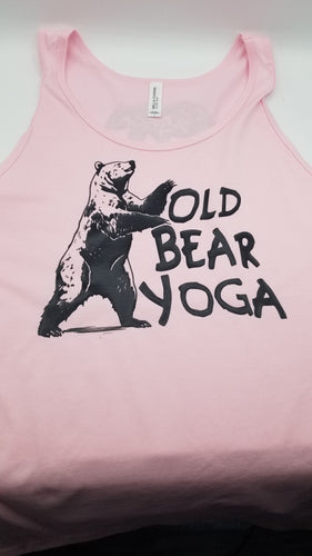 Old Bear Yoga standing bear tank top