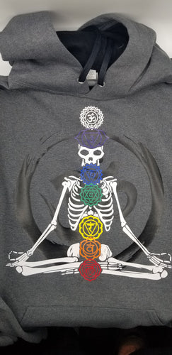 Chakra skeleton hoodie