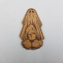 Load image into Gallery viewer, Boo job ghost wooden ornament
