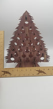 Load image into Gallery viewer, Pre rolled blunt advent calendar cedar plywood tree
