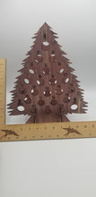 Load image into Gallery viewer, Pre rolled blunt advent calendar cedar plywood tree
